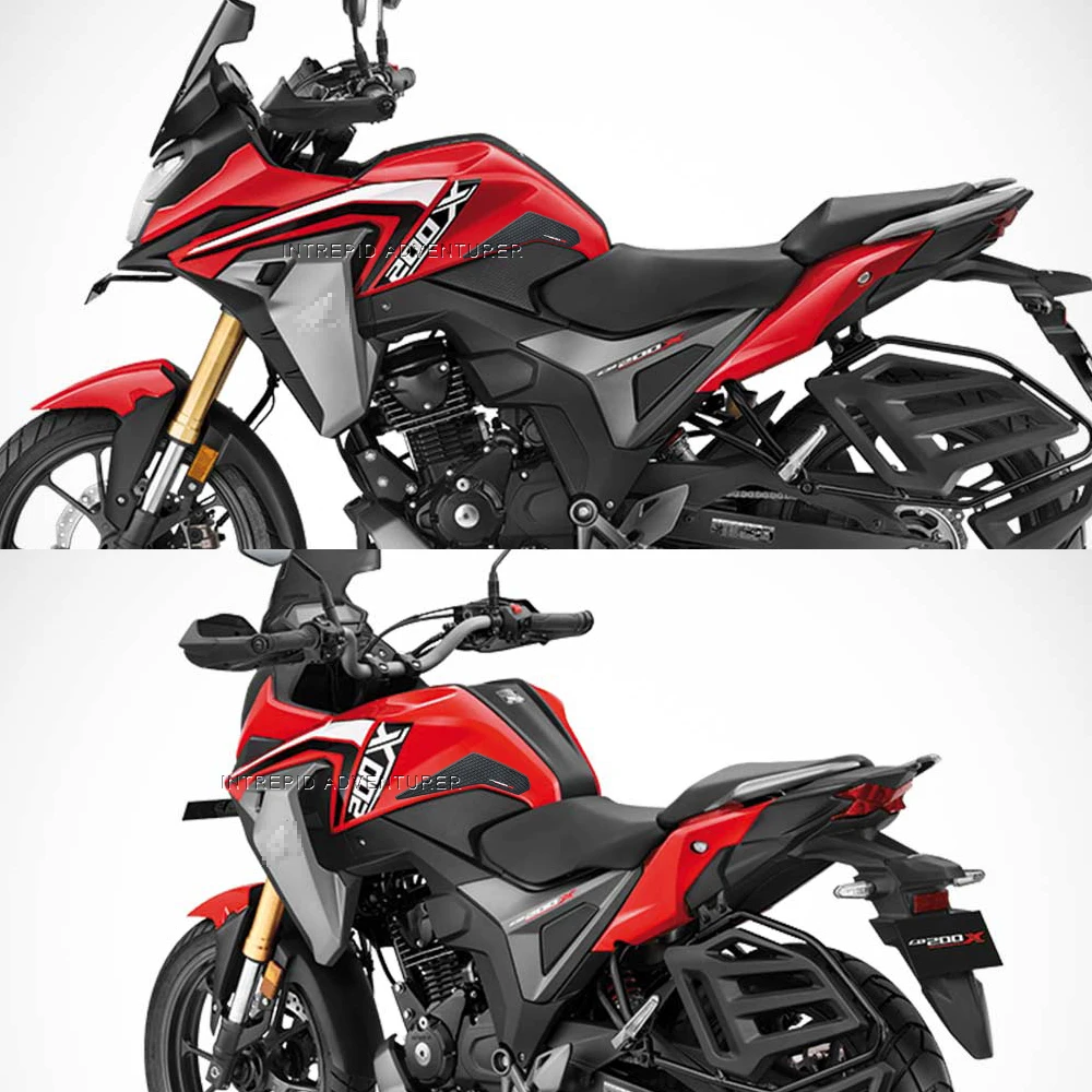 Нескользящие боковые наклейки на топливный бак мотоцикла водостойкая резиновая