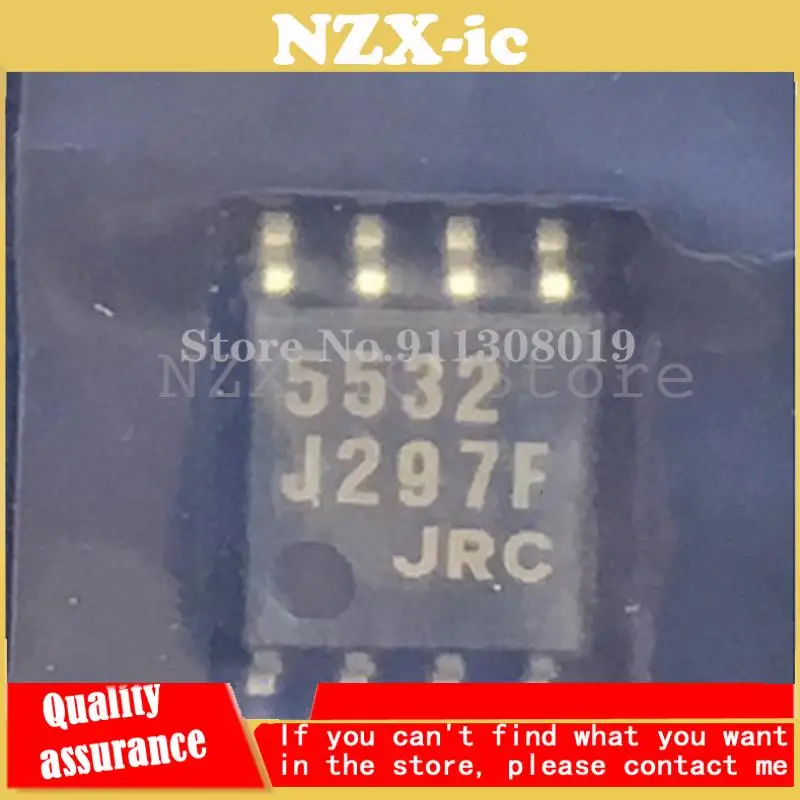 

10pcs/lot NJM5532M NJM5532 JRC5532 5532 SOP-8