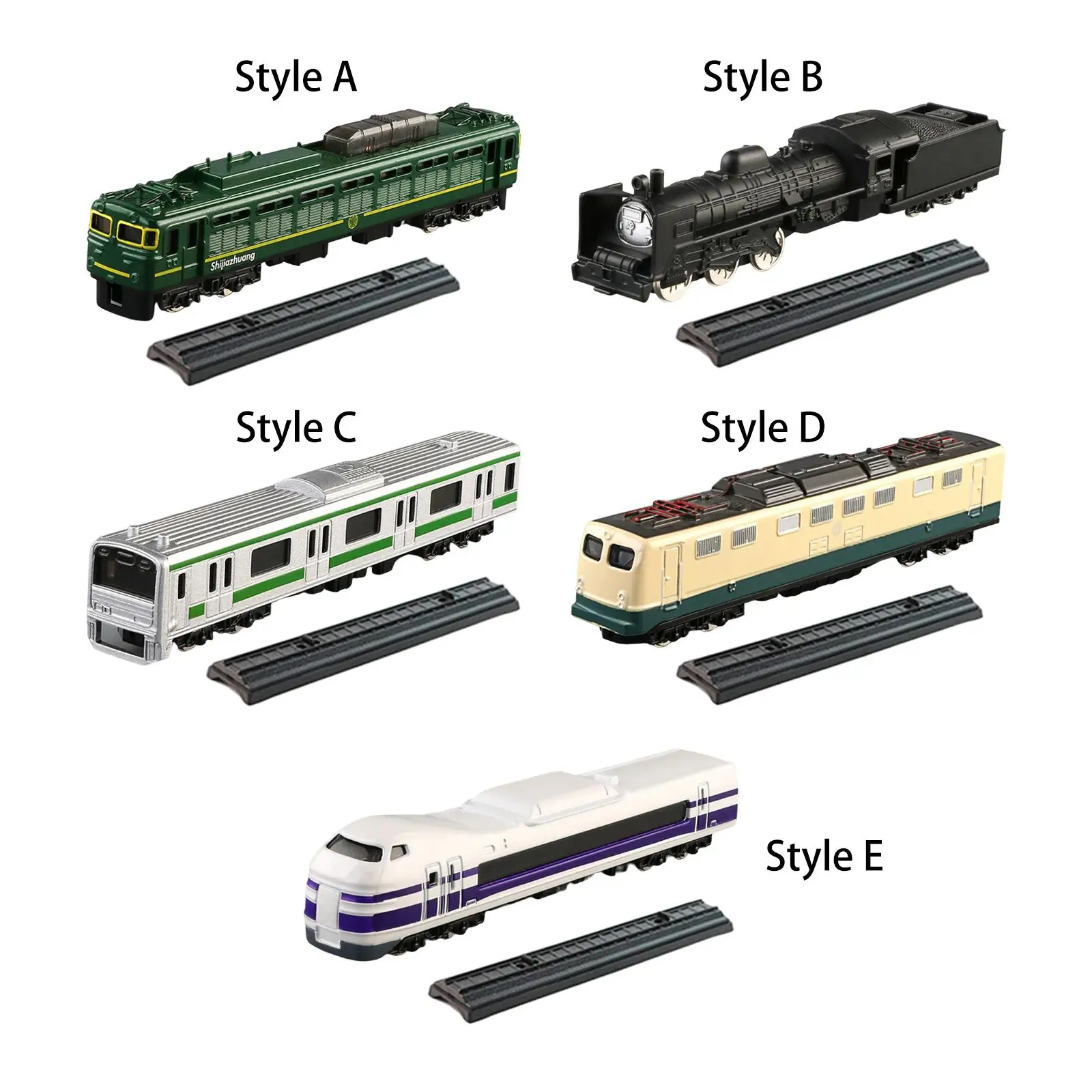 

Mini Alloy Steam Train Toy Diecast High Speed Train Toy for Girls Boys Kids