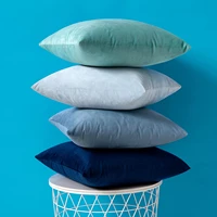 set of 4 cushion cover 45x45cm velvet throw pillow cover gradient colors modern decoration pillowcase for bed sofa home decor