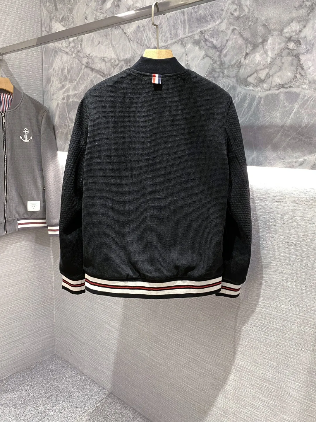 New Mens Jacket Baseball Collar Stripes Luxury Brand Design Jackets Coat High Quality Smart Causal Bomber Jackets
