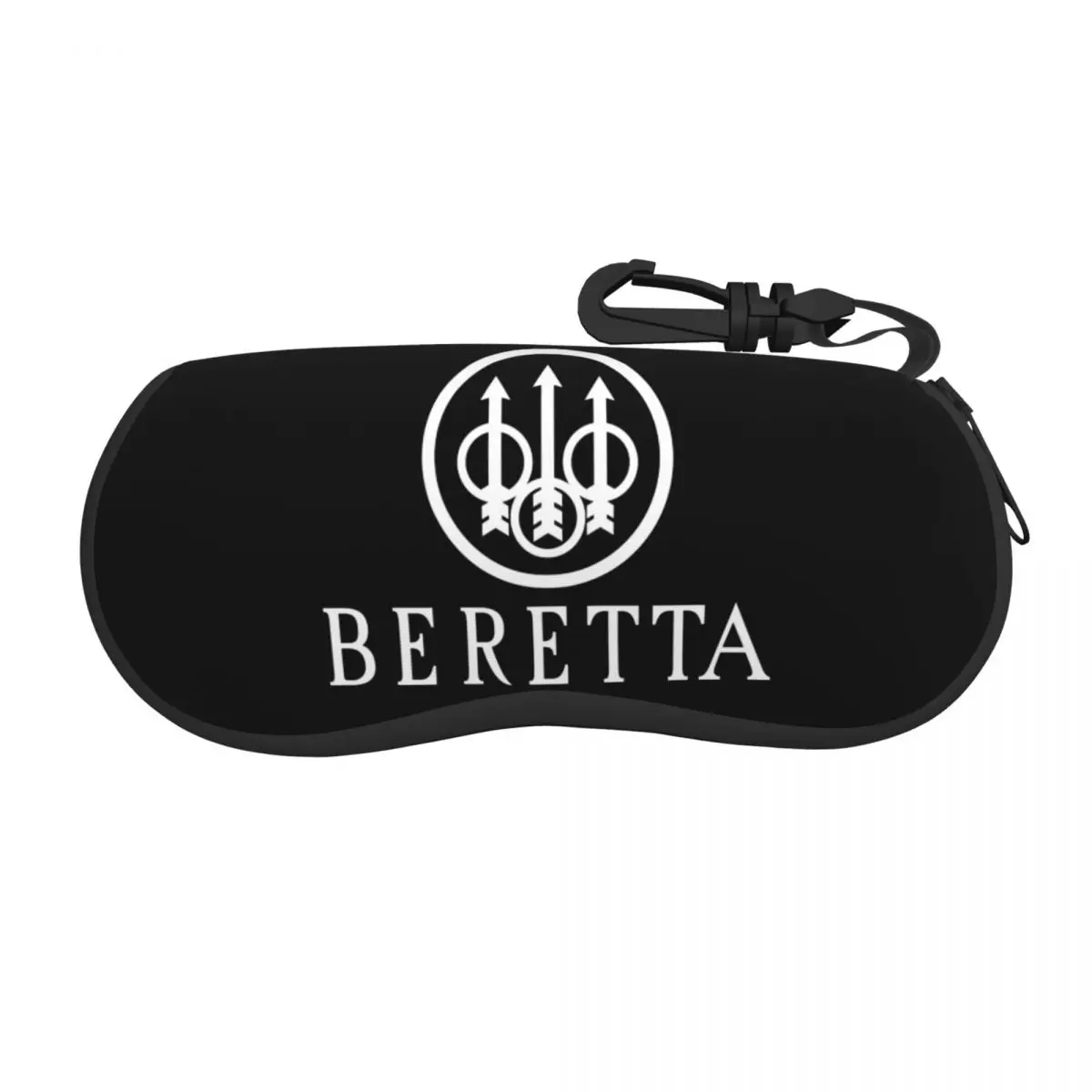 

Beretta Gun Logo Eyeglass Glasses Case Women Men Soft Military Sunglasses Protective Bag