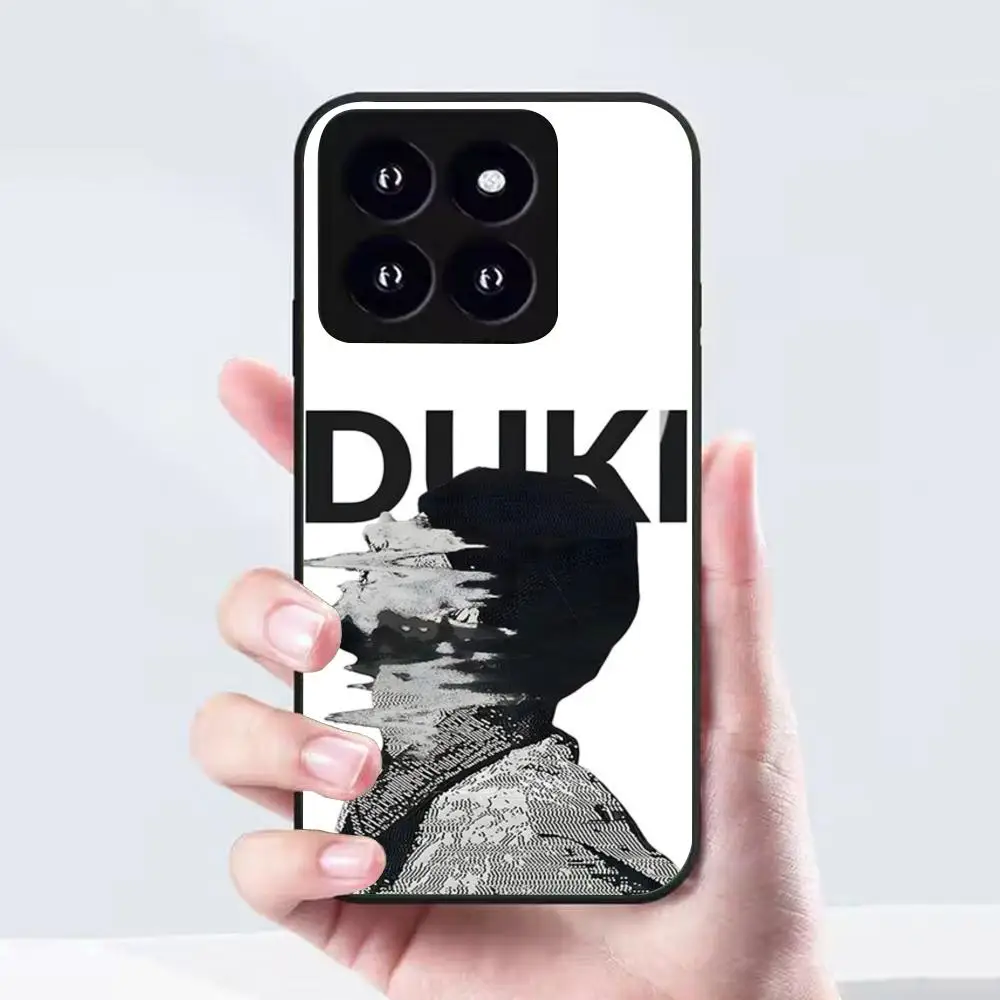 Фото Модный чехол для телефона Duki R-rapper для Xiaomi 17 15 14 13 12 Mi 11 X T Ultra Pro Lite 5G, черный, стеклянный №3