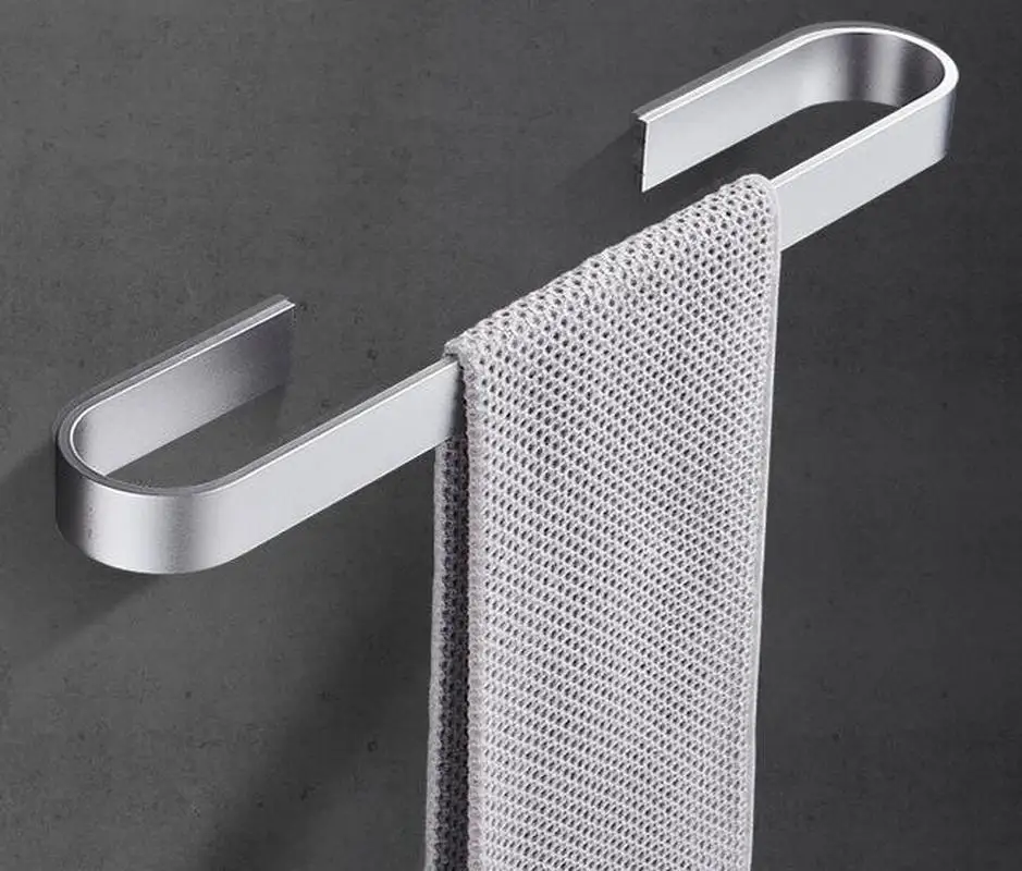 Вешалка-органайзер для полотенец нержавеющая сталь 304 цвет черный/серебристый |