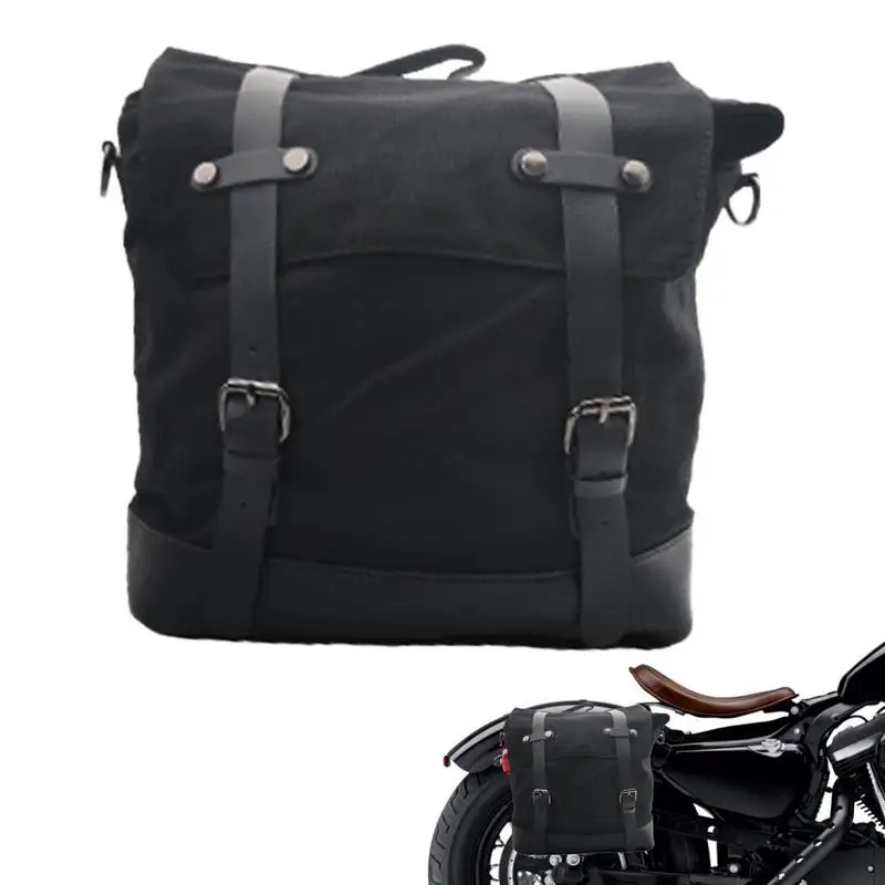 

Motorcycles Side Saddle Bags Road Bike Pannier Bag Retro Travel Luggage Bag Side Multiple Functions Storage Bike Bag Accessories