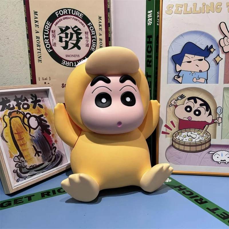 38 см PokéMon 1:1 сидящий Koda Duck Kawaii карандаш Шин-Чан модель фигурки ПВХ аниме украшение