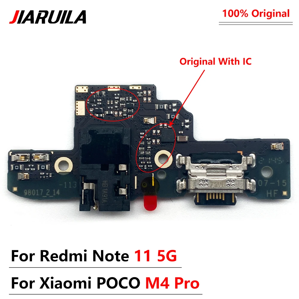 Для Xiaomi Redmi Note 11 5G оригинальное зарядное устройство USB разъем для подключения