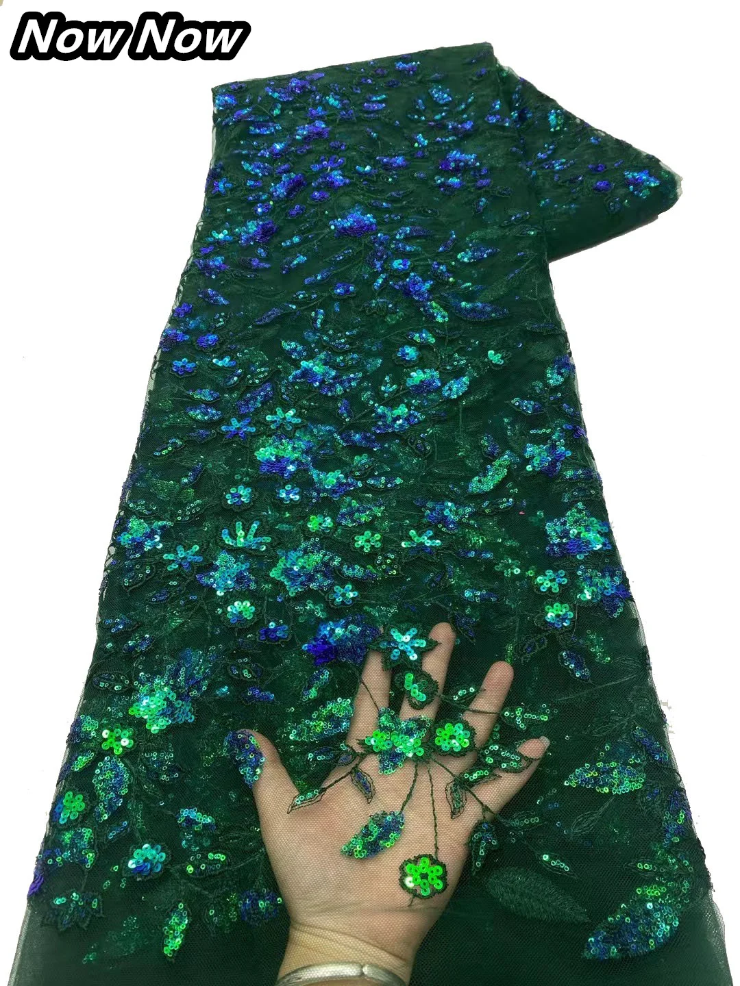 Роскошные африканские кружевные ткани с блестками высокое качество 5 ярдов