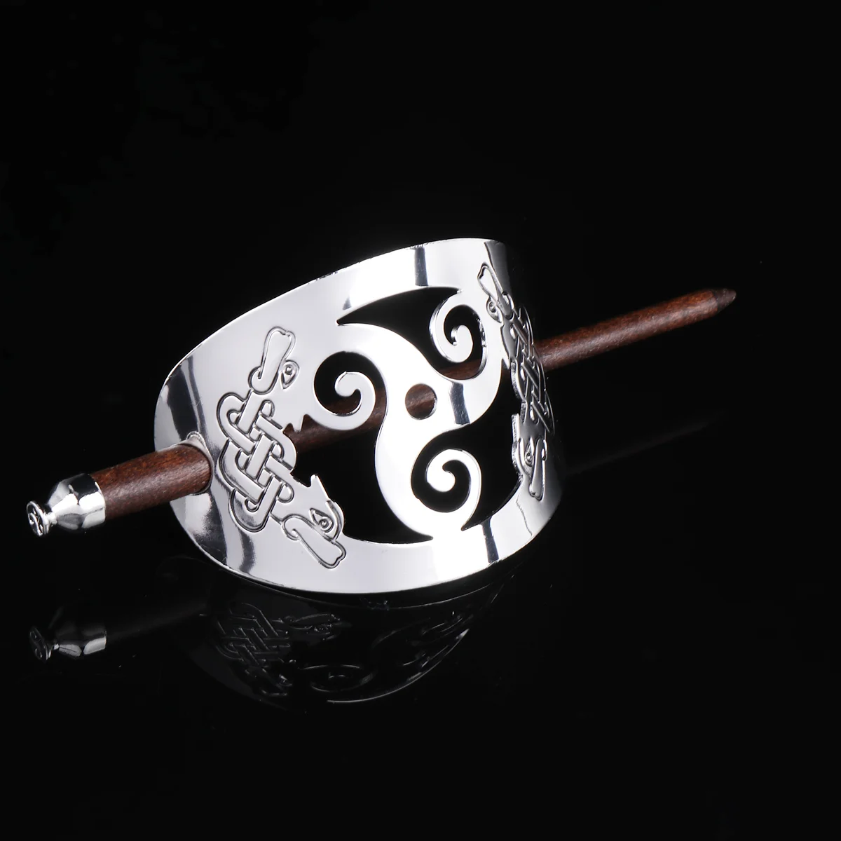 

Viking Hair Pin Vintage Celtic Knot Hair Sticks Hair Slide Pin Viking Hair Clip for Men