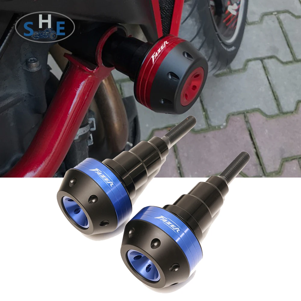 

FAZER LOGO For YAMAHA FZ1 FZ6 FZ8 FAZER FZ 1 FZ 6 8 Motor Falling Protection Frame Slider Fairing Guard Anti Crash Pad Protector