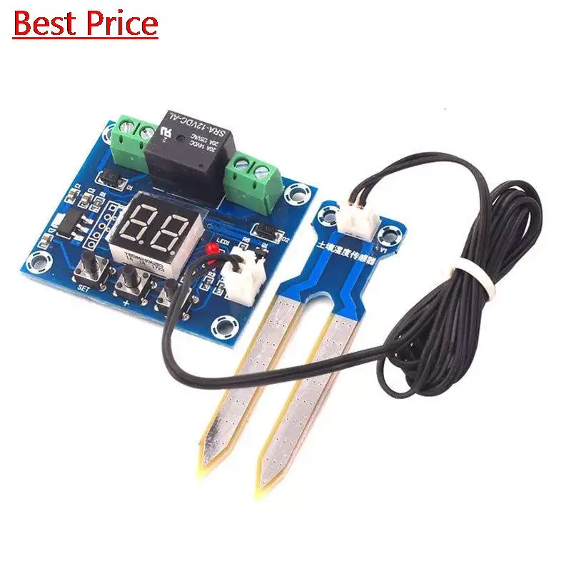 

50 шт./лот Xh-m214 12 В датчик влажности почвы контроллер Оросительная Система автоматический модуль полива цифровой дисплей контроллер