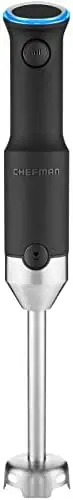 

Cordless Power Portable Immersion Blender, Ice Crushing Power with One-Touch Speed Control, USB Charging, Quickly Mixes Smoothie