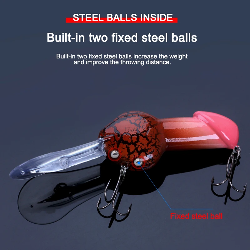 Рыболовная Приманка в виде гольяна для глубокого погружения 85 мм 27 г воблеры из