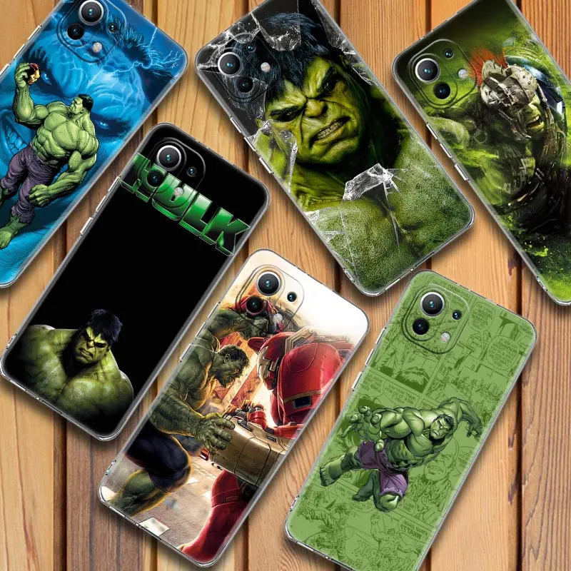

Luxury Marvel Case For Xiaomi Mi 11 Note 10 10T 9 9T 12 Pro Lite Poco X3 F3 M3 Clear Cases For Redmi 9 9A 9C 10 Hulk Marvel Hero