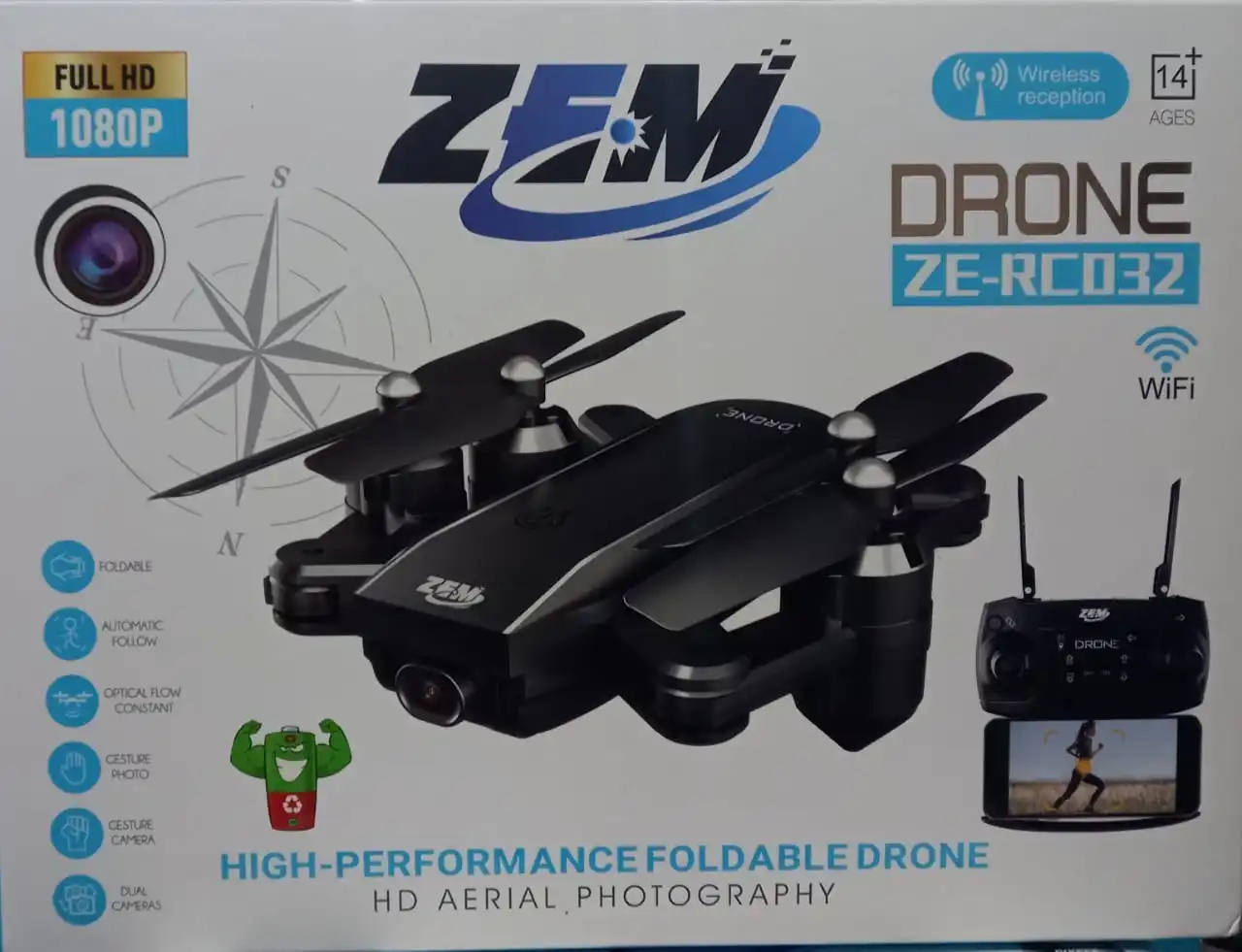 

Drone With Camera Ultra HD 800m 40Min RT032 C/Stabilizer
