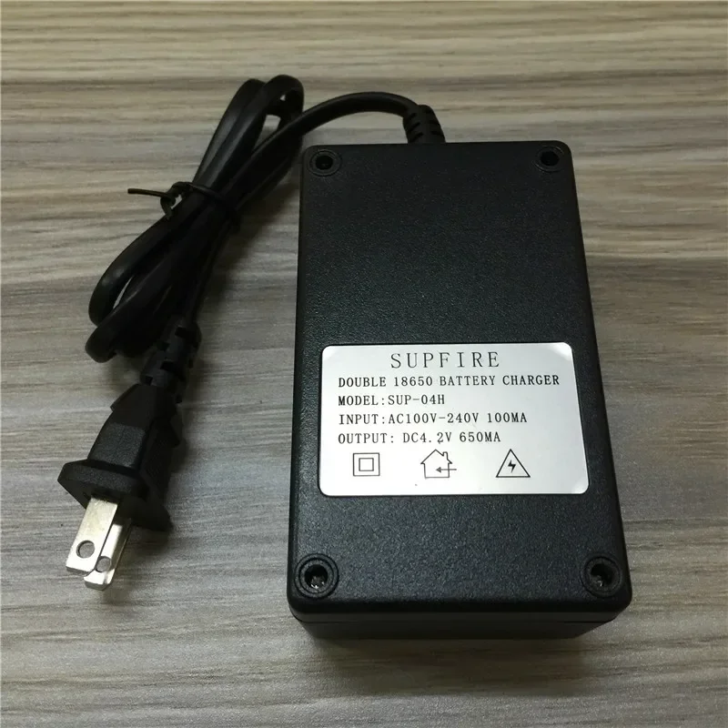 Умное зарядное устройство для литиевой батареи supfire 18650 3 7 В 4 2 одинарное с двумя