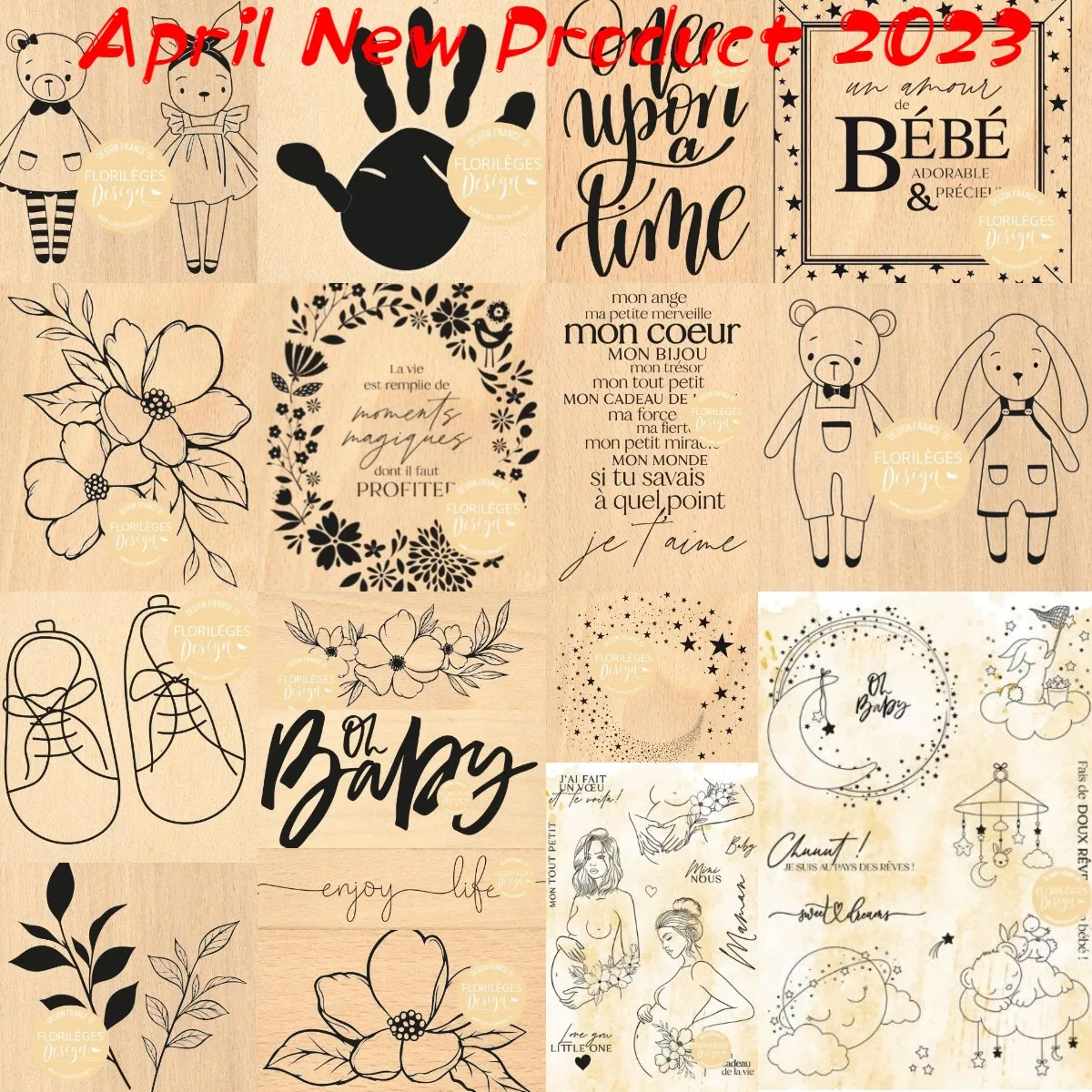 

Mother'S Day Flower Shoes Letter Bear Stamps DIY Scrapbooking Photo Album Decorative Embossing PaperCard Handmade Decoration