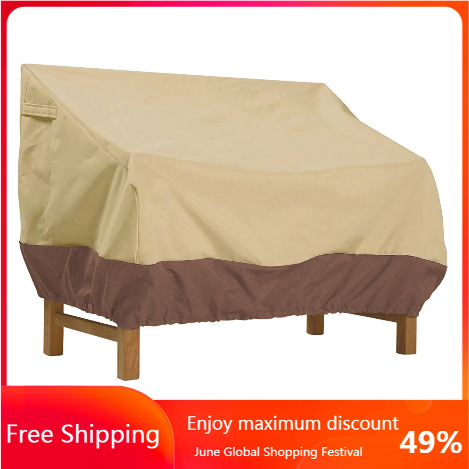 

Открытый патио мебель крышка Водонепроницаемый чехол Защита от пыли для стульев диванных чехлов для сада от УФ-лучей Защитное приспособлен...