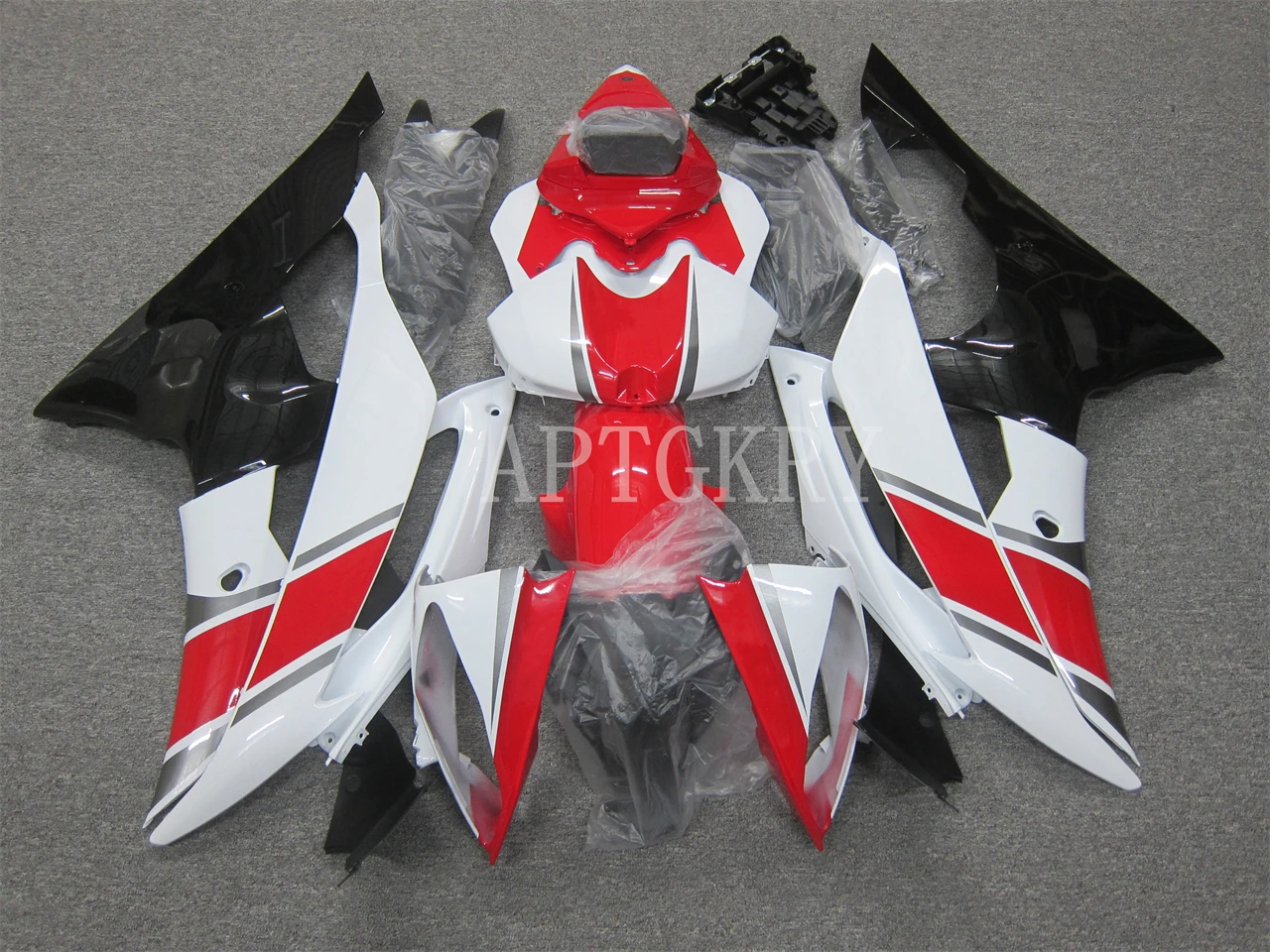 

НОВЫЕ комплекты обтекателей для мотоциклов ABS, подходят для YAMAHA YZF R6 2006 2007 06 07 YZF-R6 YZF600, кузов красного и белого цвета на заказ