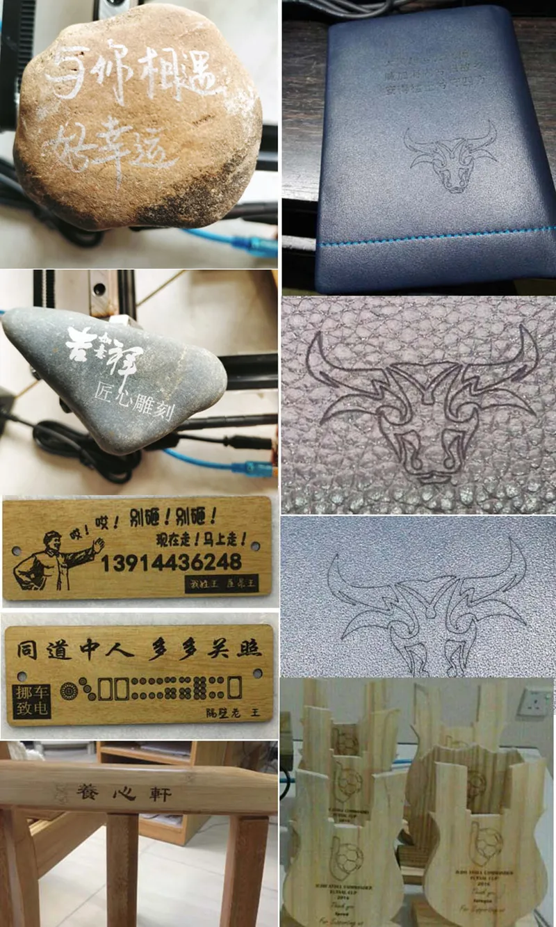 Большая площадь DIY лазерная гравировальная машина портативный универсальный