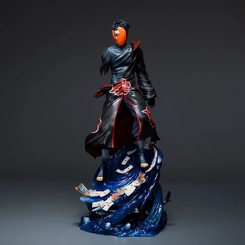 

Naruto Uchiha Obito Akatsuki Tobi Luminous handmade model sculpture