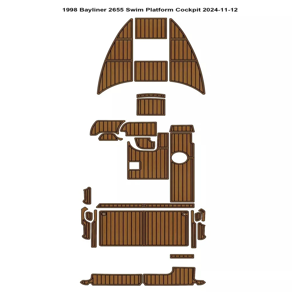 1998 Bayliner 2655 Платформа для плавания кокпита лодка из ЭВА искусственная терраса