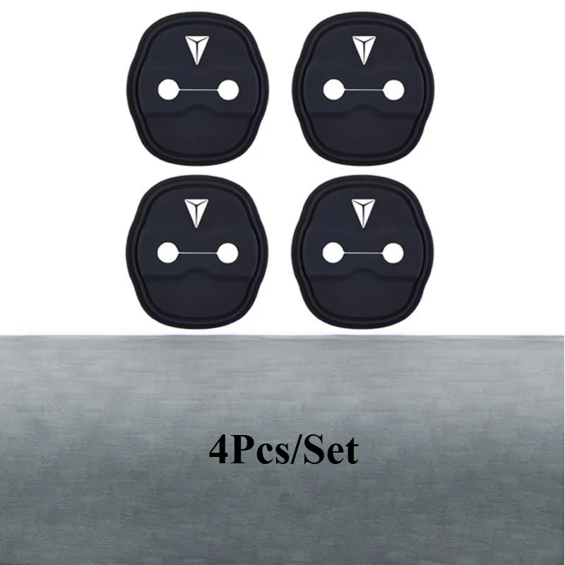 

‌ Для Deepal S07 SL03 автомобильный дверной амортизатор, силиконовый чехол для дверного замка автомобиля, нержавеющий защитный рукав, защита автомобильных аксессуаров