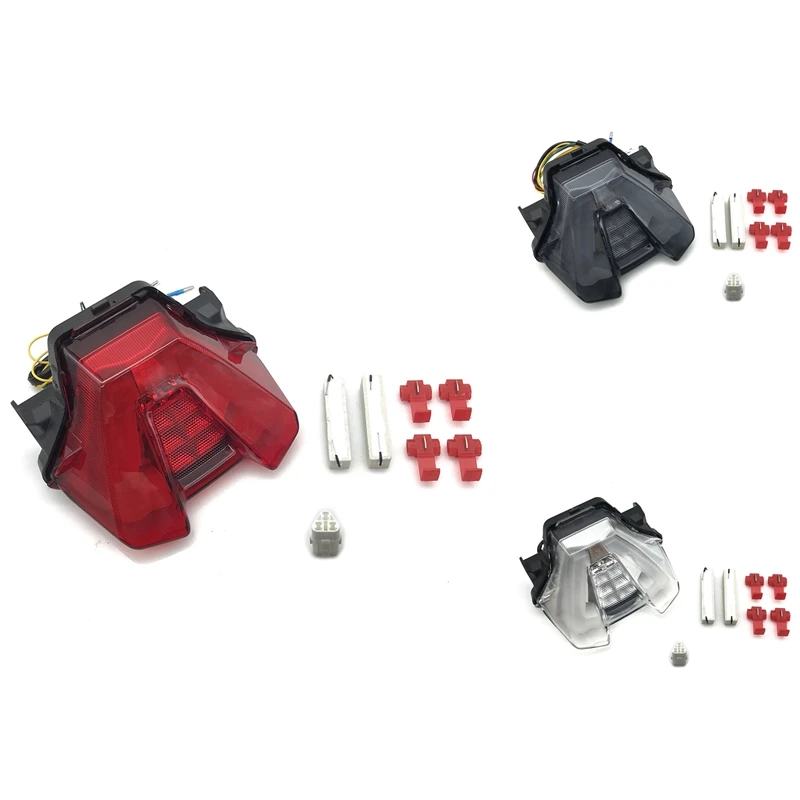 

Motorcycle LED Taillight Brake Rear Turn Signal Indicator Lamp Tail Light For YAMAHA MT-07 2021+