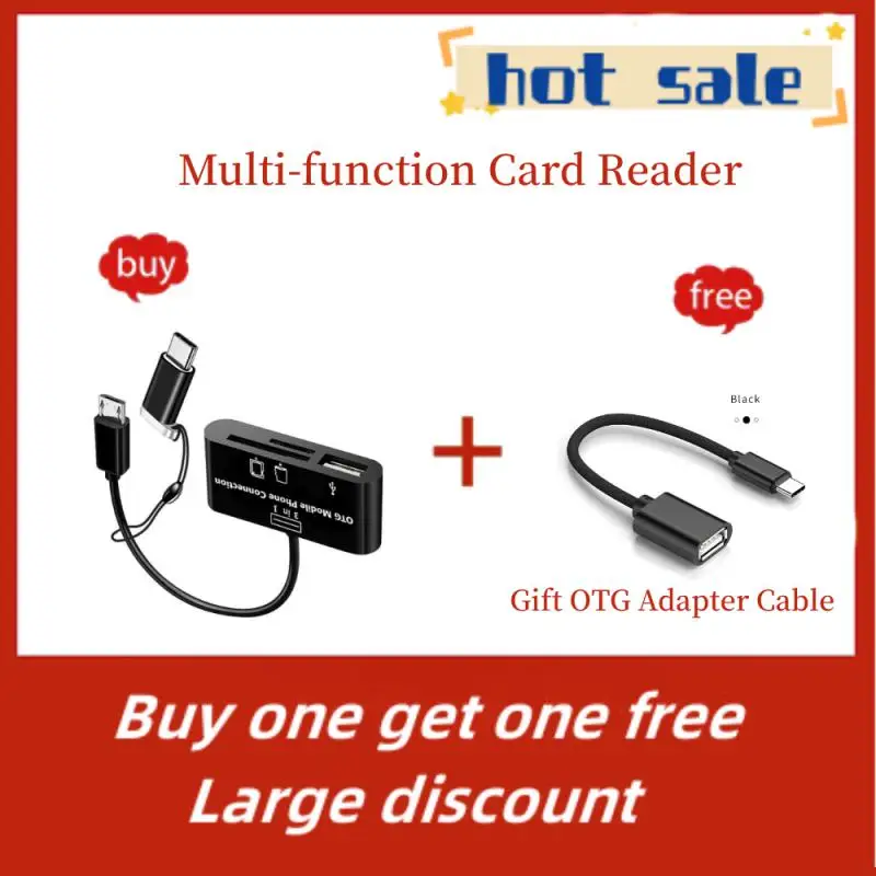 

Multi-function Card Reader TF/SD/U Disk/mobile Phone Camera Type-C OTG Universal Expansion Card Reader
