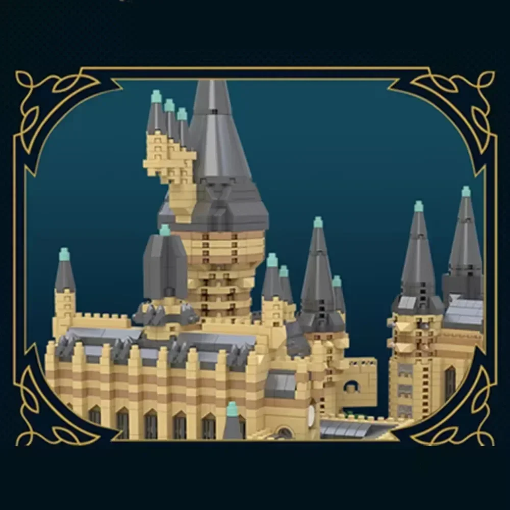 2900 шт. алмазный мини-блок Academy волшебный замок колледж Streetview архитектурная модель