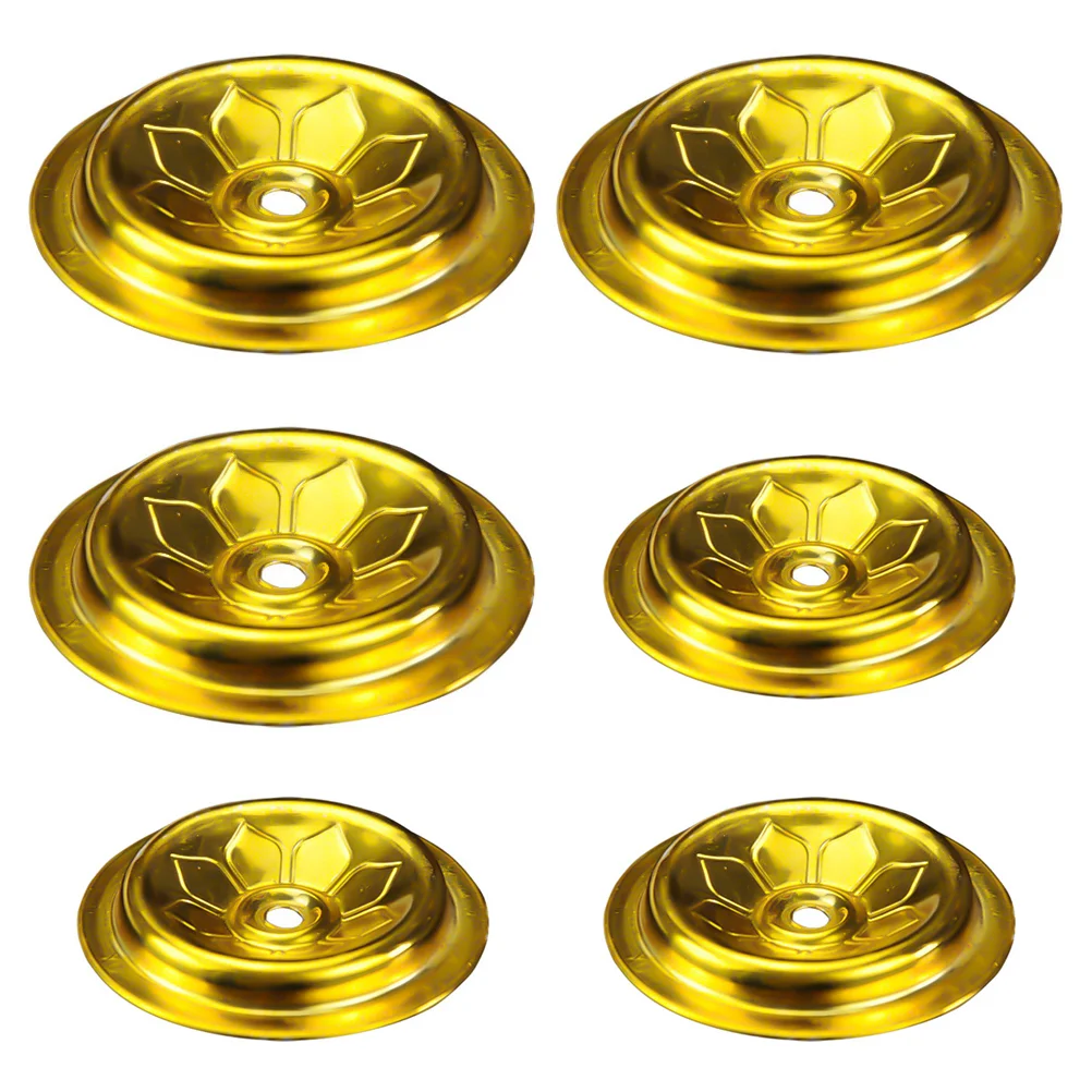 

Holder Lamp Oil Ghee Cup Candlestickcandle Butter Tealight Altar Golden Temple Metal Vintage Enshrine Tibetan Floating Supplies