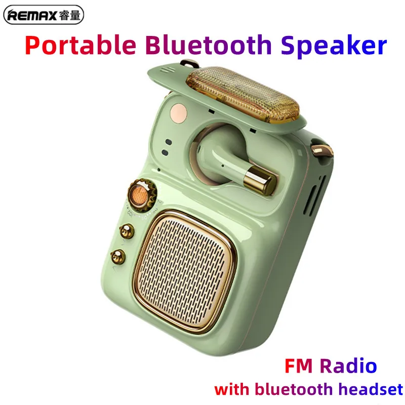 

Портативная bluetooth-Колонка REMAX, 5,0 дюйма, с FM-радио