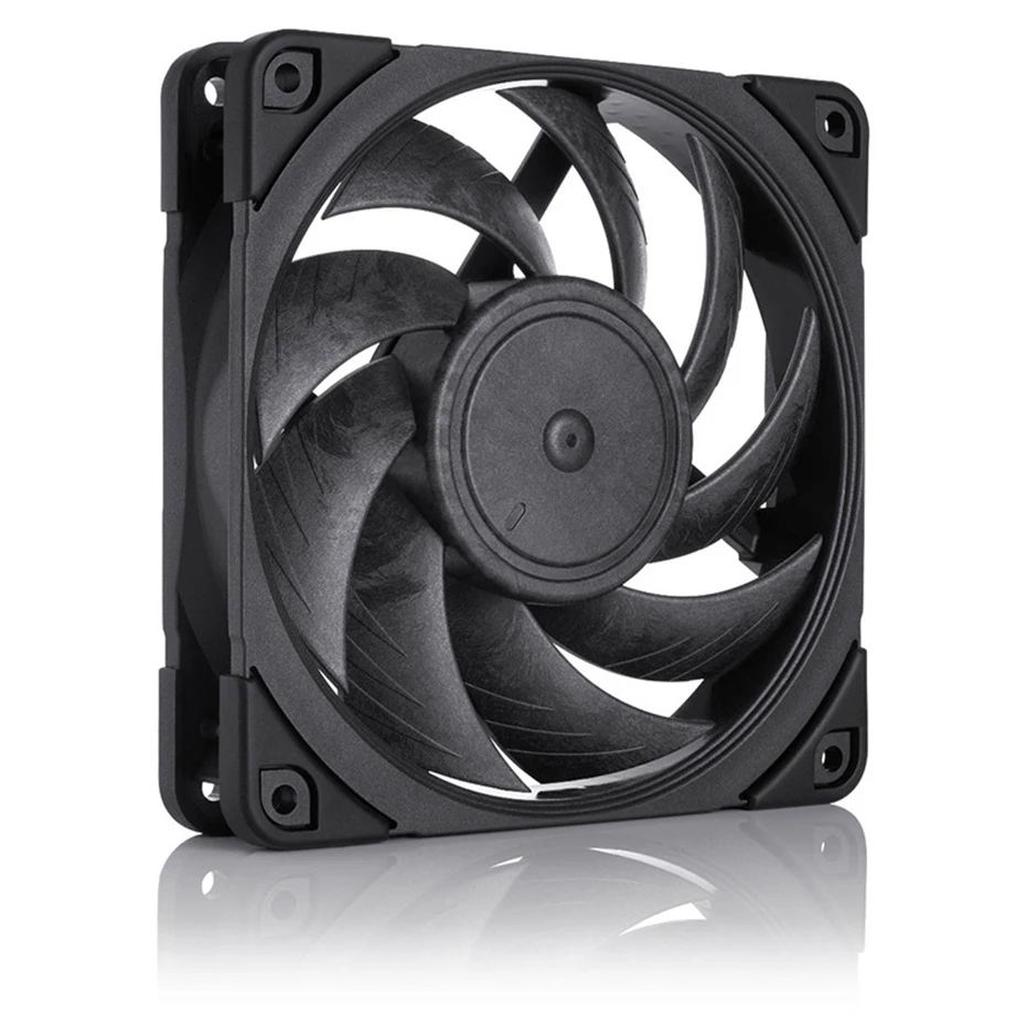 Фото Noctua NF-A12x25 PWM Chromax.Black.Swap 120 мм CPU кулер вентилятор интеллектуальный контроль температуры чехол для компьютера вентилятор водяного охлаждения №2