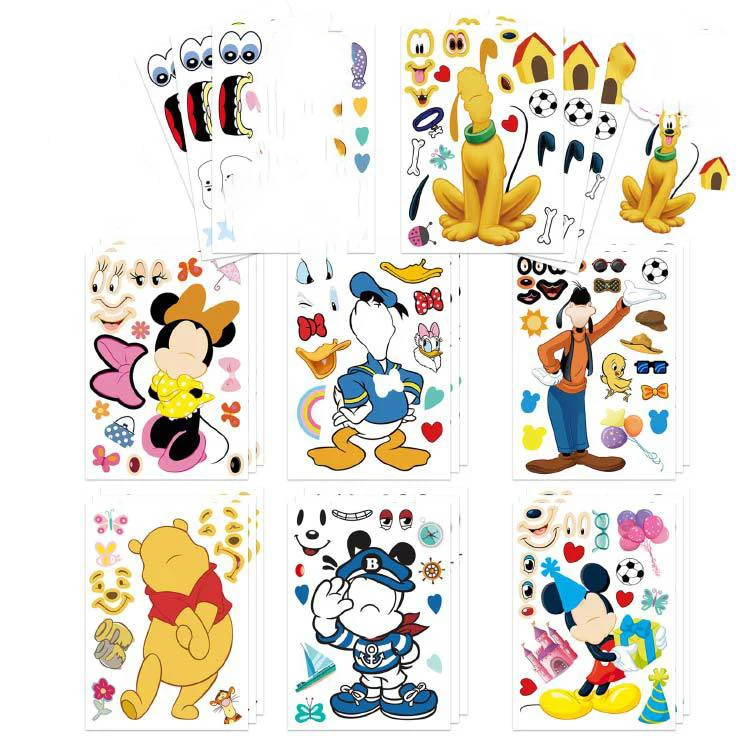 

Листов, Disney, Микки, Минни Маус, Винни-пух