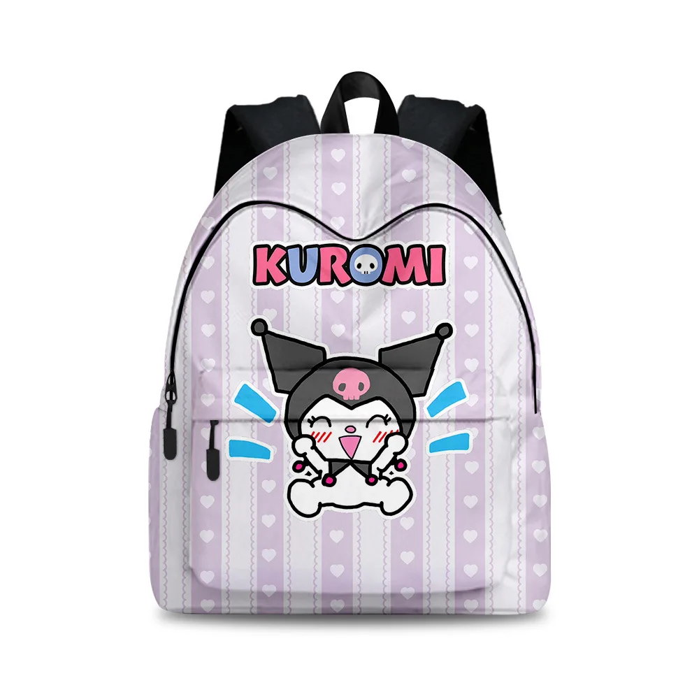 

Sanrio Anime My Melody Kuromi Cinnamoroll Student Backpack Lightweight Rucksack Kids Kawaii Travel Bag Boys Girls Birthday Gift