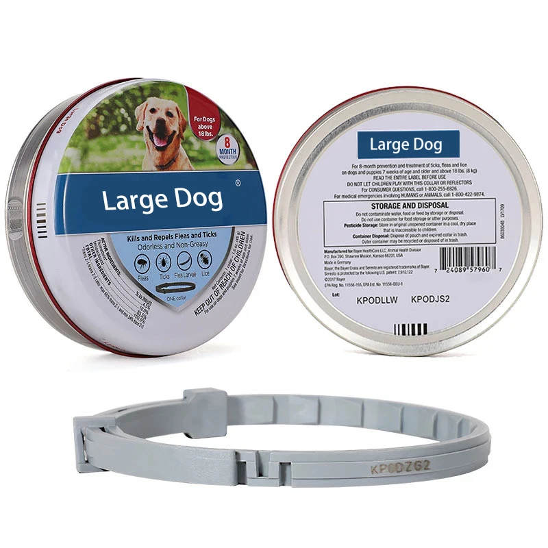 

Dogs Mosquitoe Repellent Collar Pet Antiparasitic Anti Flea Tick Collar For Small Large Dog Cat Leash Retractable Dog Accessorie