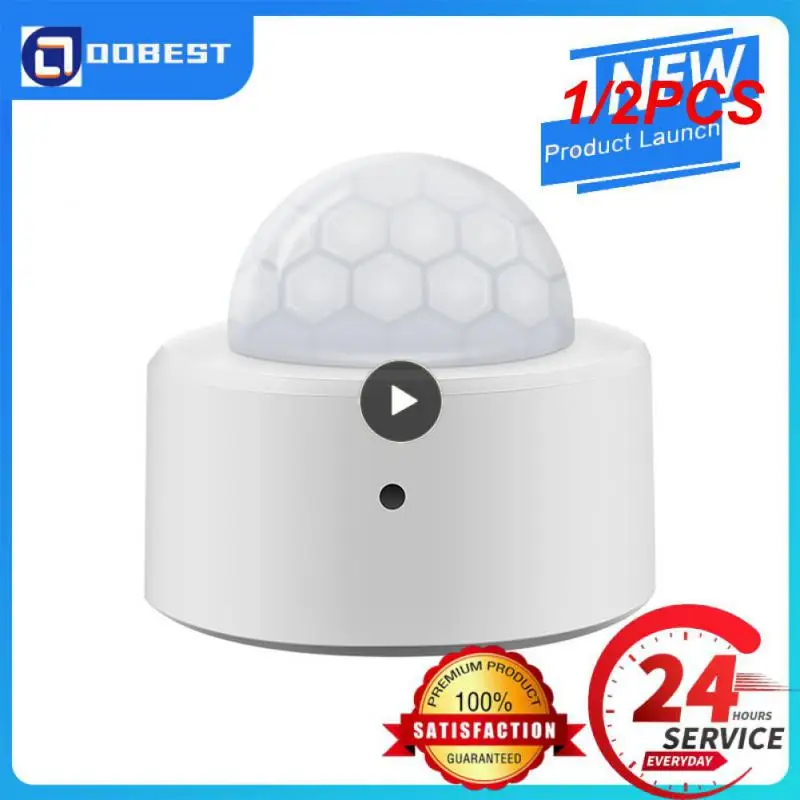 

1/2 шт., датчик движения тела Zigbee, с сигнализацией