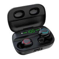 mini true wireless earbuds power bank with 1500mah tws waterproof wireless earphone with mic charging case for phone