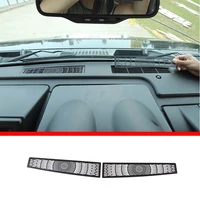 stainless steel black car dashboard air outlet anti blocking mesh cover sticker for hummer h2 2003 2007 car interior accessories
