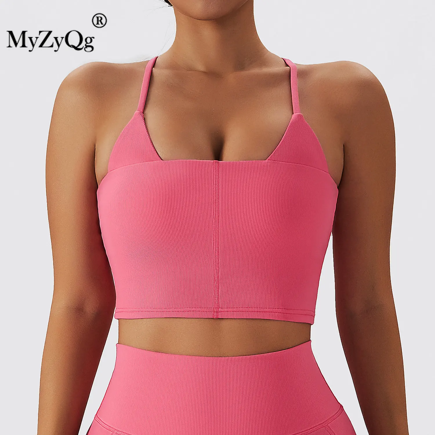

Красивое Спортивное нижнее белье MyZyQg, Женский противоударный жилет для йоги, бюстгальтер, Спортивная майка для бега, фитнеса, майка, одежда