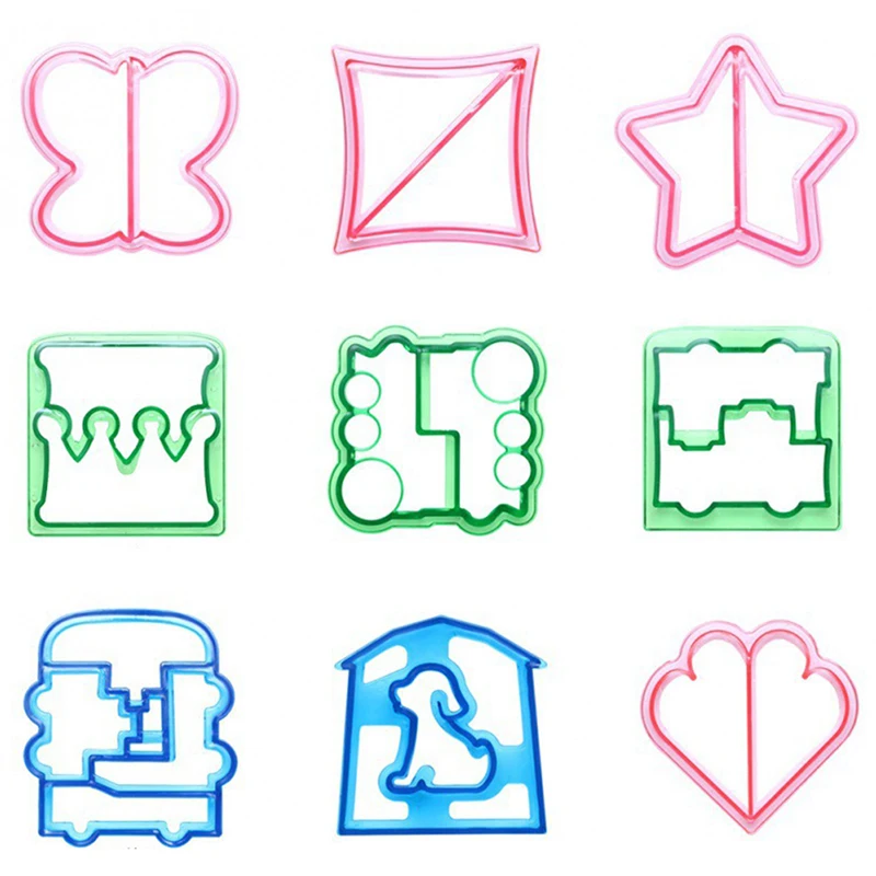 

Sandwich Cutters Mould Food Toast Bread Mold Cute Baking Children Set Lunch Cutter Interesting Kitchen Accessories For Kids