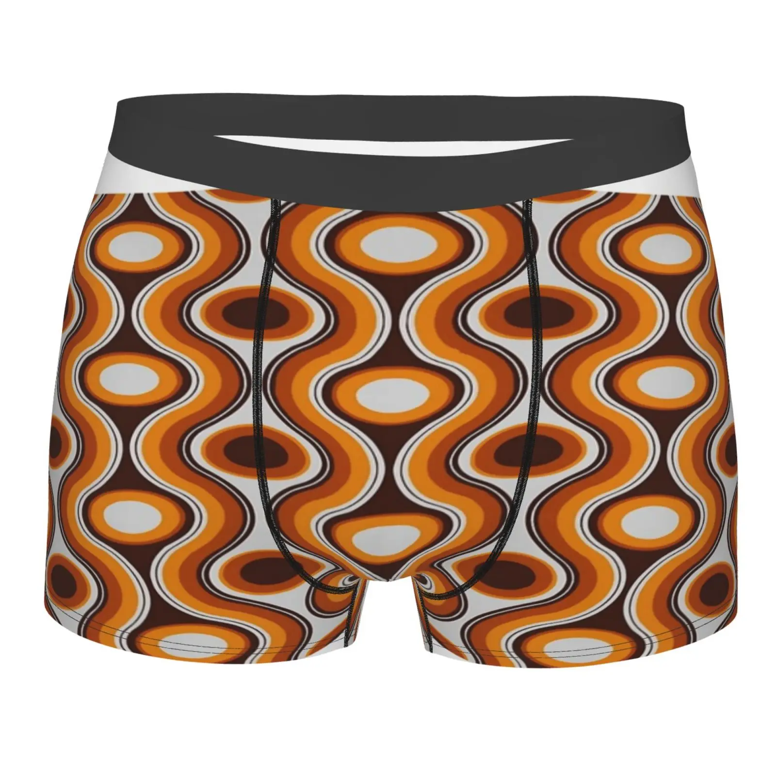 

Retro Pattern 2062 Men's Panties Men's Shorts Men Long U Set For Women High Waisted Women Men Underwear Boxer Moldeador Hombre