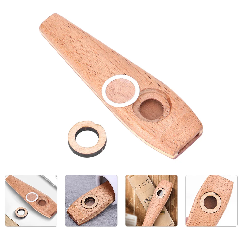 

Kazoo Musical Toys Kids Wooden Instruments Flute Ukulele Instrument Backpack Mini Kid Harmonica Maker Flutes Guitar Bulk Noise
