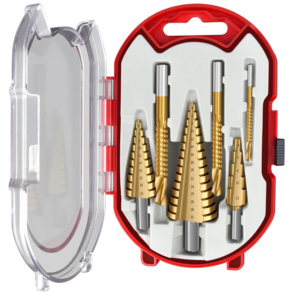 Набор сверл с титановым покрытием комплект из 6 резцов для дерева и