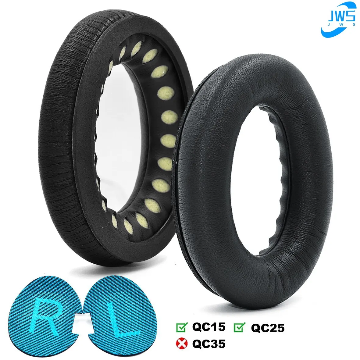 

For QuietComfort QC15 QC25 QC35 Headphones Replacement Real Cushion Ear Pads