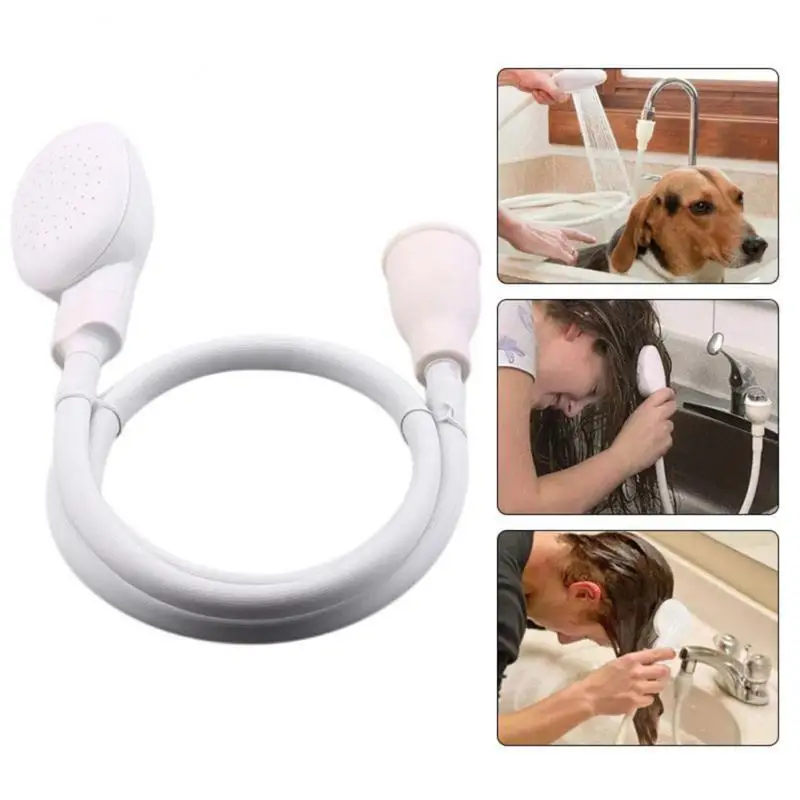 

Hot Portable Handheld Splash Shower Pet Dog Cat Shower Spray Hose Tub Sink Faucet Washing Sprinkler Head Kit Bath Tools