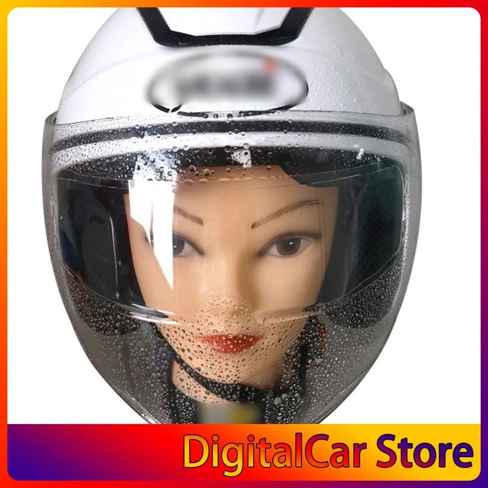 

Motorcycle Transparent Visor Film UV Resistance Rainproof Anti-Fog Helmet Lens Film For Motorbike Helmet Shield