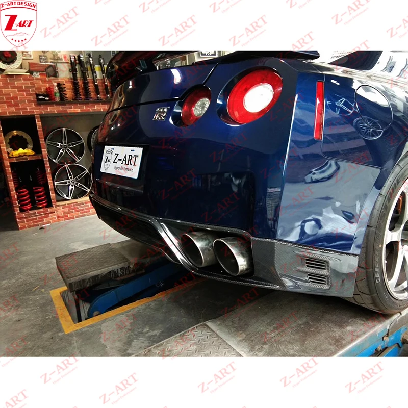 Z-ART комплект для тела из гипер углеродного волокна GT-R R35 тюнинга GTR Aerokit передняя