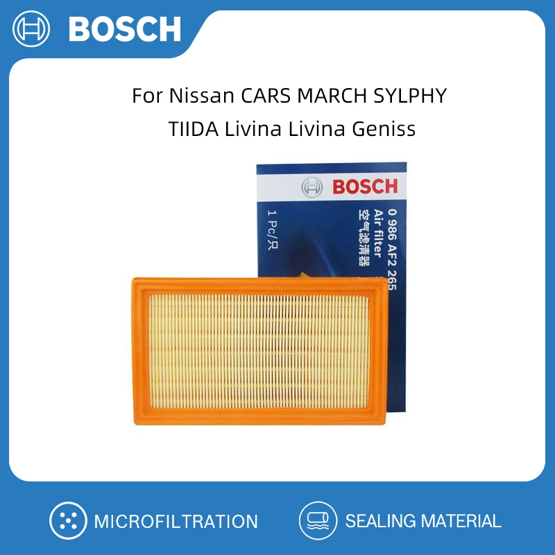 Воздушный фильтр BOSCH для Nissan MARCH SYLPHY TIIDA Livina Geniss 16546 ED500