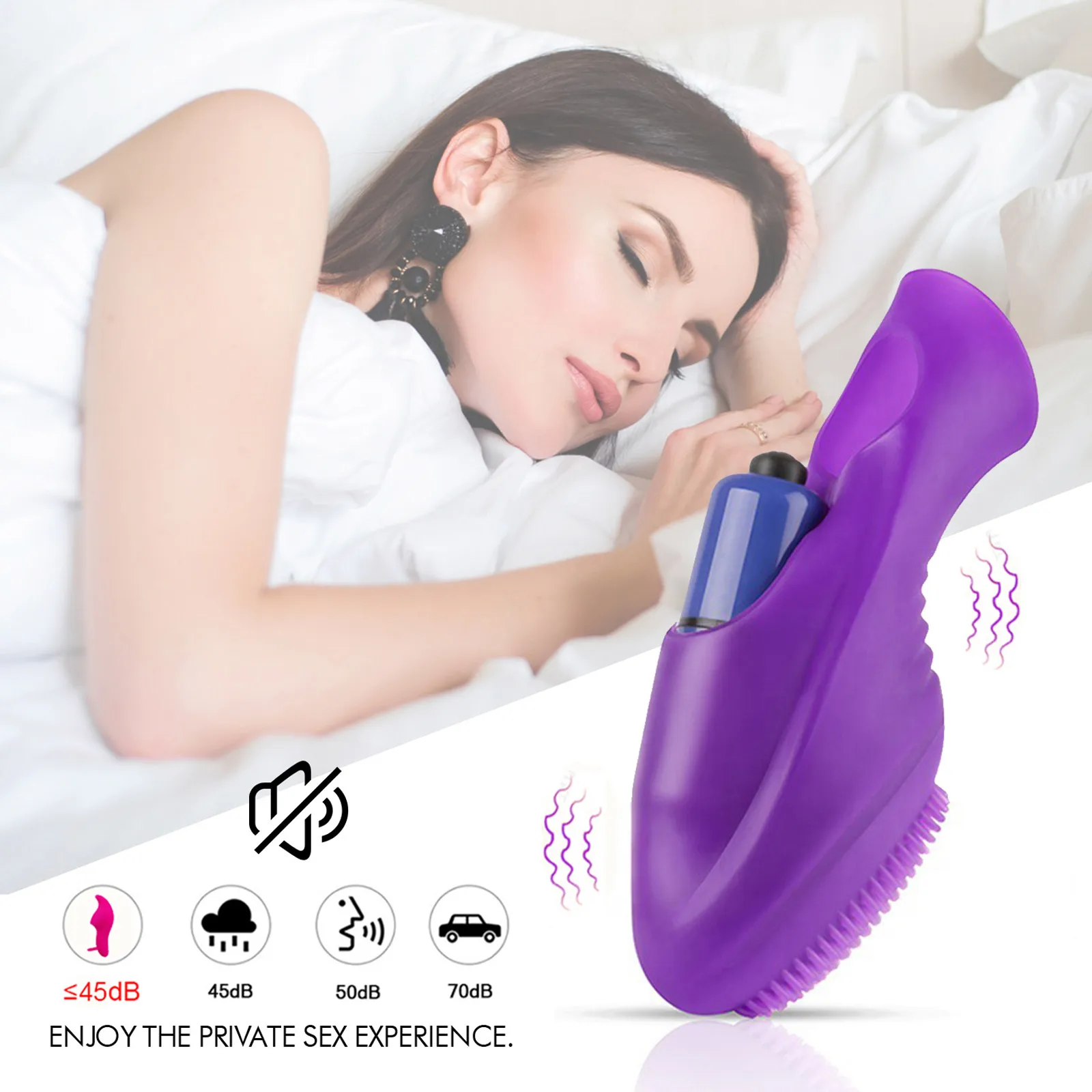 Пальчиковый вибратор Стимулятор точки G для клитора массажер секс-игрушки